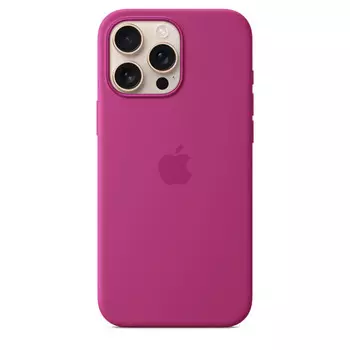 Чехол-накладка Silicone Case with MagSafe для iPhone 16 Pro Max (Fuchsia)