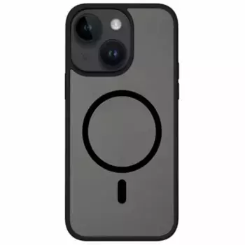 Чехол-накладка Wiwu (FGG-011) для Apple iPhone 15 Pro пластиковый прозрачно-черный (черная рамка)