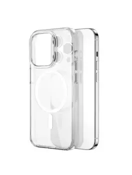 Чехол-накладка Wiwu Magsafe (BC-022) для Apple iPhone 15 Pro Max пластиковый (прозрачный)