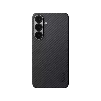Чехол PITAKA Ultra-Slim Case для Samsung Galaxy S25+ карбоновый (арамид) черно-серый в полоску