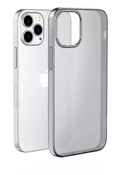 Чехол-накладка Hoco Light Series TPU для iPhone 14 Pro силиконовый (прозрачно-черный)