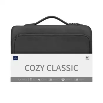 Чехол-сумка WIWU Cozy Classic для ноутбука до 14 Дюймов (черный)
