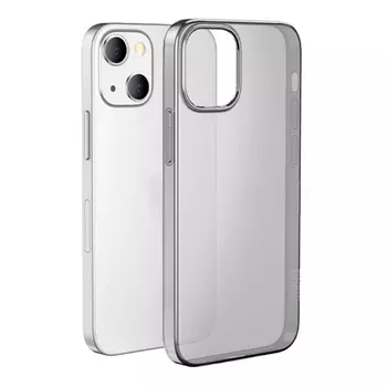 Чехол-накладка Hoco Light Series TPU для iPhone 13 силиконовый (прозрачно-черный)