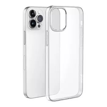 Чехол-накладка Hoco Light Series TPU для iPhone 15 Pro Max силиконовый (прозрачный)