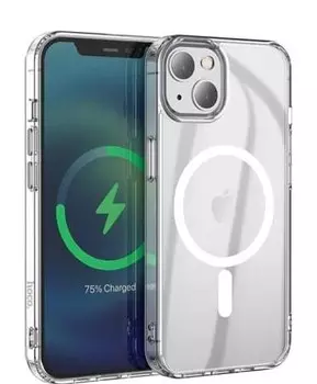 Чехол-накладка Hoco Magnetic Series TPU для iPhone 13 силиконовый (прозрачный)