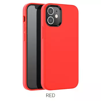 Чехол-накладка Hoco Pure Series для Apple iPhone 12 Mini силикон (красный)