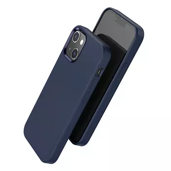 Чехол-накладка Hoco Pure Series для iPhone 14 силиконовый (синий)