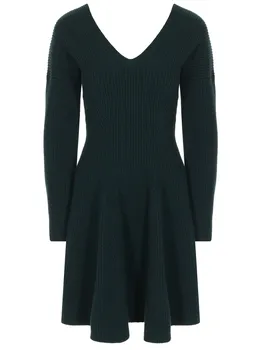 Платье шерстяное ALEXANDER MCQUEEN