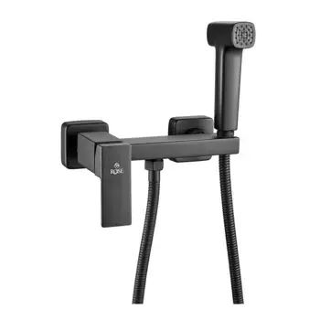 Гигиенический душ Rose R2805H-1 со смесителем, черный