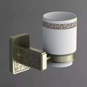 Стакан для зубных щеток Art&Max Gotico AM-E-4868AQ бронзовый