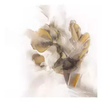Холст Песня поющего цветка Garda Decor 100х100см 89VOR-Aquarelle6