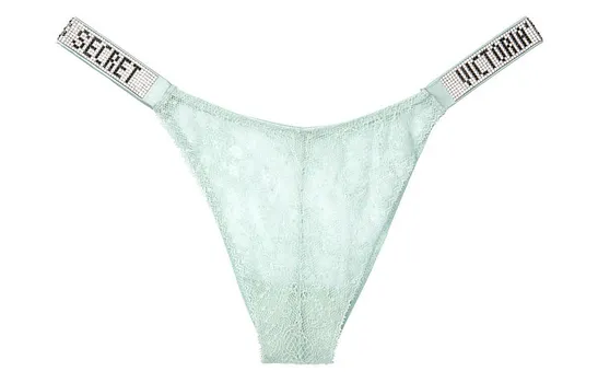 Victoria's Secret Трусы женские, 1 упаковка, мятно-зеленые