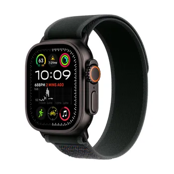 Смарт-часы Apple Watch Ultra 2 (2024) 49mm Black Titanium Case with Black Trail Loop (M/L)