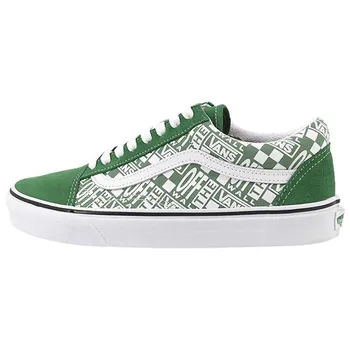 Vans Old Skool Off The Wall — зеленые кроссовки унисекс True-White VN0A3WKT4QC 35