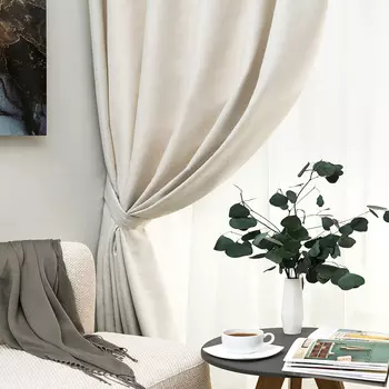 Штора рогожка экрю 180х260 см Legrand Левис (58126159)