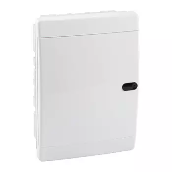Щит распределительный встраиваемый КЭАЗ OptiBox ЩРВ пластиковый IP41 236х290х102,9 мм 18 модулей непрозрачная дверь