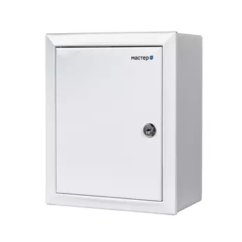 Щит распределительный навесной Mastermann Мастер-1 (ЩП-1) стальной IP31 270х220х140 мм с монтажной панелью