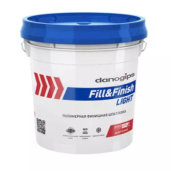 Шпатлевка Danogips Fill&Finish Light универсальная облегченная 17 л/20,9 кг