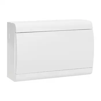 Щит распределительный навесной SlimBox ЩРН-П-15 пластиковый IP41 316х197х95 мм 15 модулей белая дверь