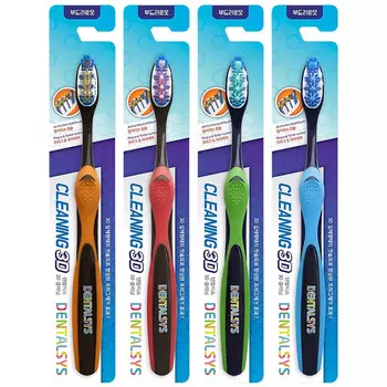 щетка зубная KERASYS Dentalsys Cleaning 3D средняя