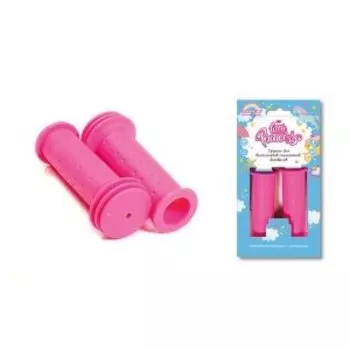 Грипсы велосипедные TRIX Little Princess, детские, 102 мм, резиновые, розовые, GRTXG96LP
