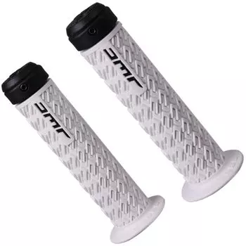 Ручки для велосипеда, DMR Loc D Grip DMR-G-L-W, 137мм, замок фланец, цвет белый.
