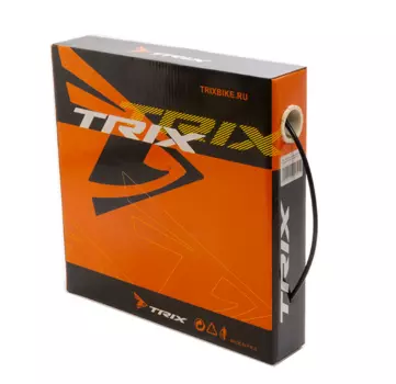 Рубашка троса тормоза TRIX, ø 5 мм, в боксе, 50 метров, черная, 203-1 black (box)