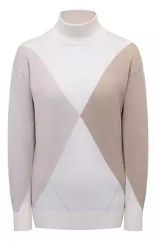 Водолазка из шерсти и шелка Kiton