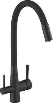 Смеситель для кухни Savol S-L1806H-01 с гибким изливом