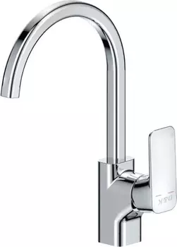 Смеситель для кухонной мойки D&K DA143 хром (DA1432401)