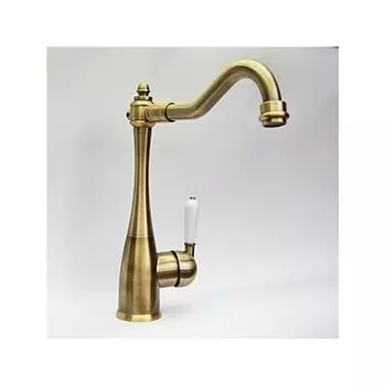 Смеситель для кухонной мойки Magliezza Grosso bianco 50121-br бронзовый