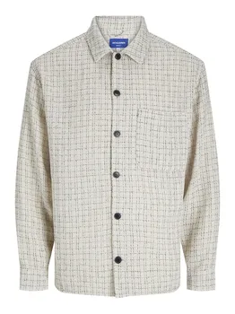 Рубашка на пуговицах Comfort fit JACK & JONES, белый