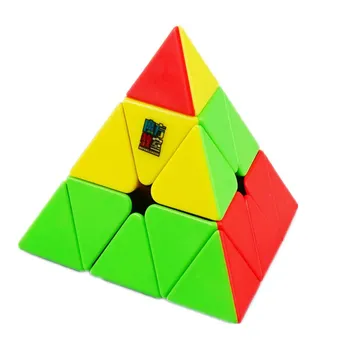 Meilong 3x3 Пирамида без наклеек Скорость Волшебный куб Развивающая игрушка для детей Подарочная игрушка