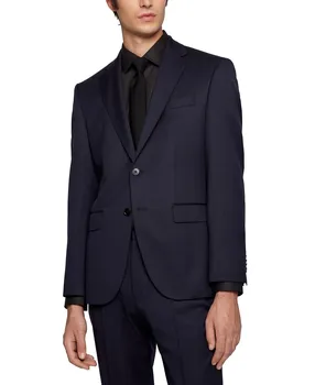 Мужская однобортная куртка boss Hugo Boss, темно-синий