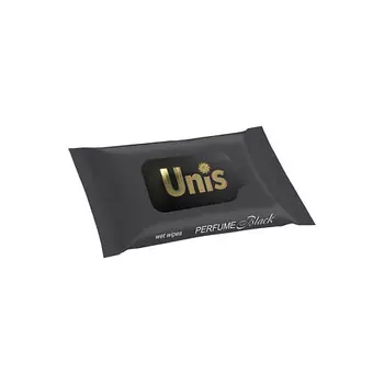 UNIS Влажные Салфетки Антибактериальные Perfume Black 15.0