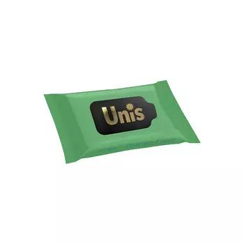 UNIS Влажные Салфетки Антибактериальные Perfume Green 15.0