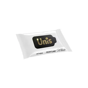 UNIS Влажные Салфетки Антибактериальные Perfume White 15.0