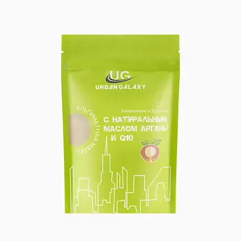 URBAN GALAXY Альгинатная маска Увлажнение и Здоровье С натуральным маслом арганы и Q10 130.0
