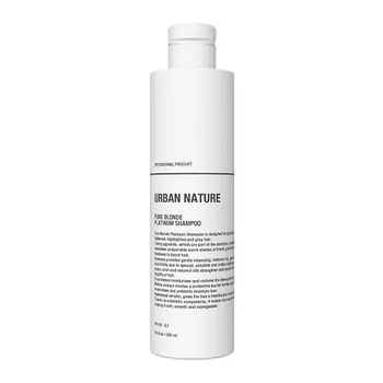 URBAN NATURE Шампунь тонирующий для светлых волос PURE BLONDE PLATINUM 250.0