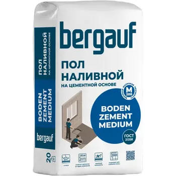 Наливной пол Boden Zement Medium 20 кг