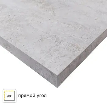 Столешница Бетон светлый 120x3.8x80 см ЛДСП цвет светло-серый