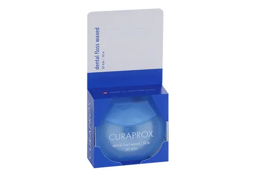 З/нить Curaprox мятная вощеная, 50 м