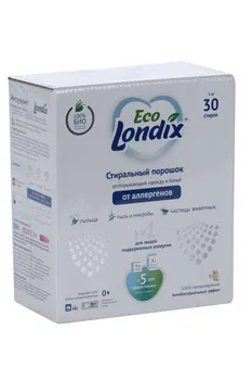 Стиральный порошок Londix Eco от аллергенов и бактерий 1 кг