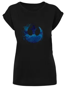 Футболка F4NT4STIC Shirt Star Wars The Rise Of Skywalker Resistance Symbol Wave, черный