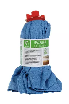 Насадка д/швабры Доляна Юбочка цельная микрофибра, 150 г, цвет микс