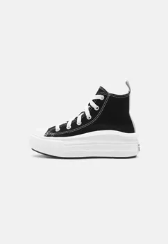 Высокие кеды Chuck Taylor All Star Move Color Pop Converse, цвет black/pink salt/white