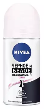 Дезодорант шариковый "Невидимая Защита для черного и белого -Clear"
