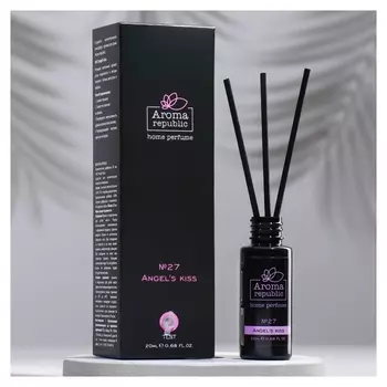Диффузор ароматический Aroma Republic, 20 мл, "Angel's Kiss", белый мускус и роза