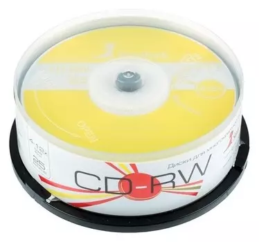 Диск Cd-rw Smarttrack, 4-12x, 700 Мб, Cake Box, 25 шт