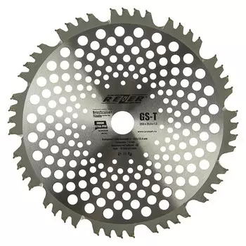 Диск Rezer GS-T Ultra-Pro, для триммера, 255x25.4 мм, 48 зубьев, толщина 1.3 мм